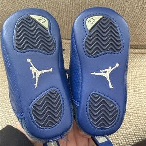 Nike Air Jordan 12 Retro Infant Baby Crib Shoes Baby Size 2C